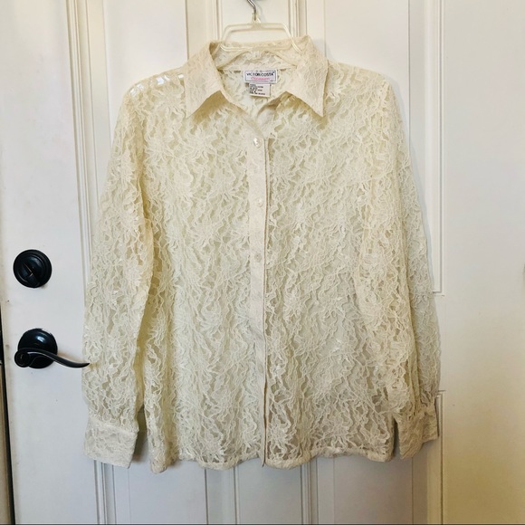 Victor Costa Ocassion Lace Longsleeves Small - Picture 7 of 7